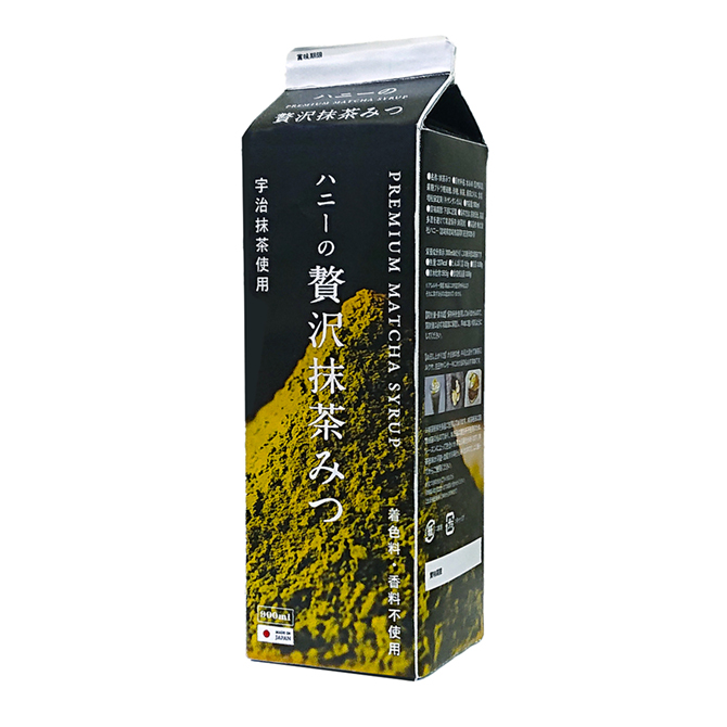 ハニー・ハニーの贅沢抹茶みつ 900ml ×12本